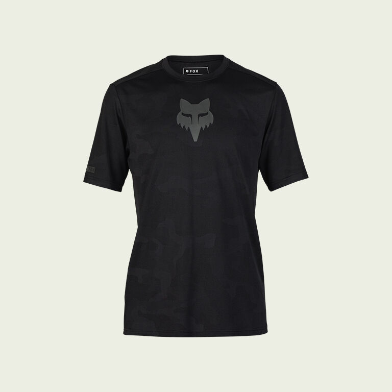 dark jersey on green background