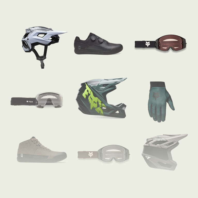 A grid of products
