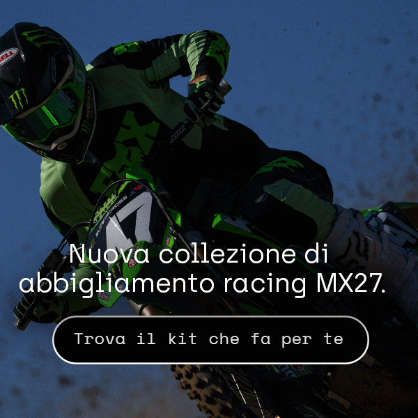 Nuova collezione di abbigliamento racing MX27. L'originale.
